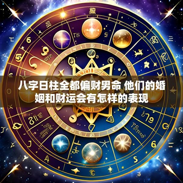 八字日柱全都偏财男命 他们的婚姻和财运会有怎样的表现