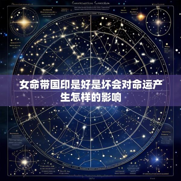 女命带国印是好是坏会对命运产生怎样的影响
