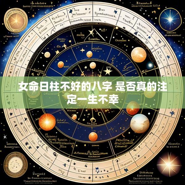 女命日柱不好的八字 是否真的注定一生不幸