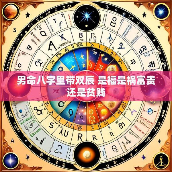 男命八字里带双辰 是福是祸富贵还是贫贱