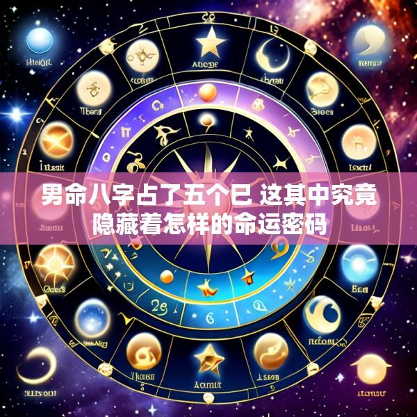 男命八字占了五个巳 这其中究竟隐藏着怎样的命运密码