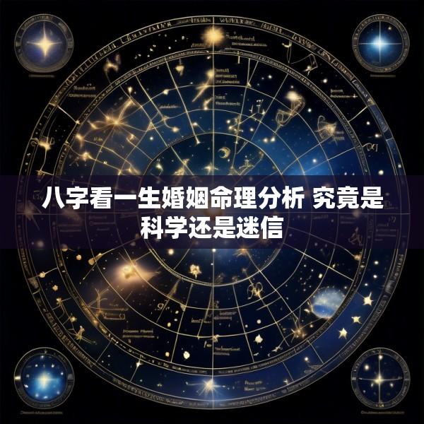 八字看一生婚姻命理分析 究竟是科学还是迷信