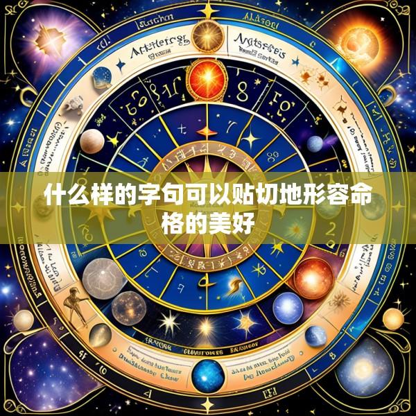 什么样的字句可以贴切地形容命格的美好