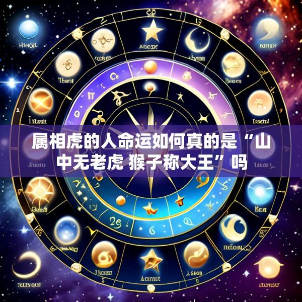 属相虎的人命运如何真的是“山中无老虎 猴子称大王”吗