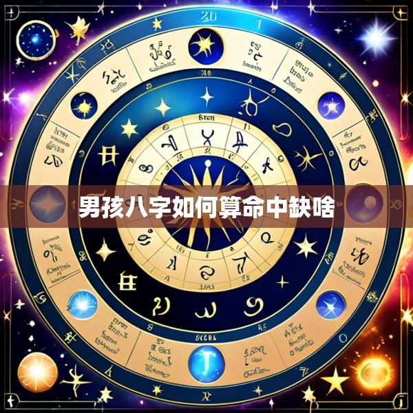 男孩八字如何算命中缺啥