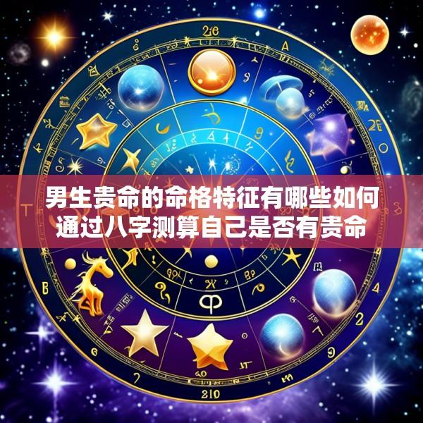 男生贵命的命格特征有哪些如何通过八字测算自己是否有贵命
