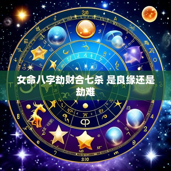 女命八字劫财合七杀 是良缘还是劫难
