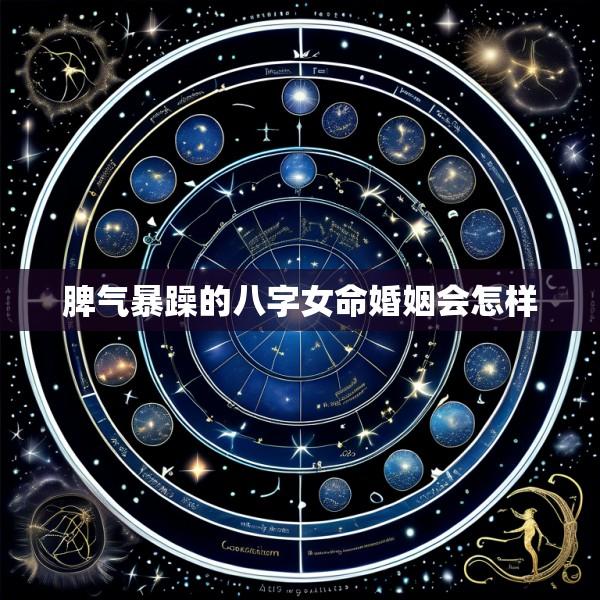 脾气暴躁的八字女命婚姻会怎样