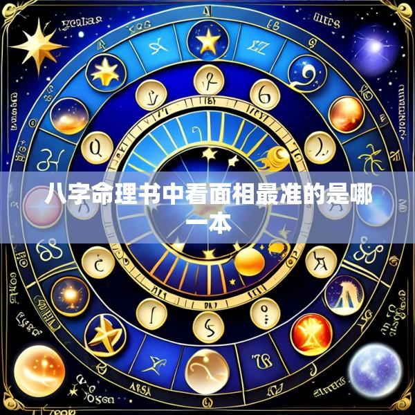 八字命理书中看面相最准的是哪一本