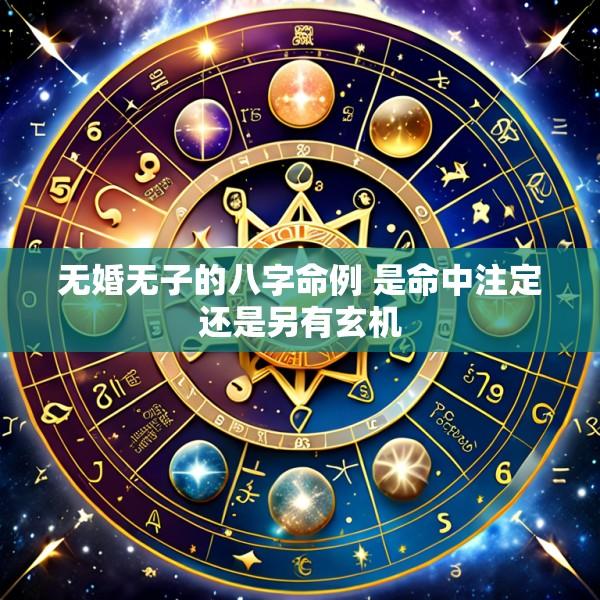 无婚无子的八字命例 是命中注定还是另有玄机