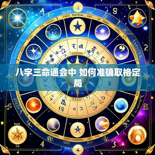 八字三命通会中 如何准确取格定局