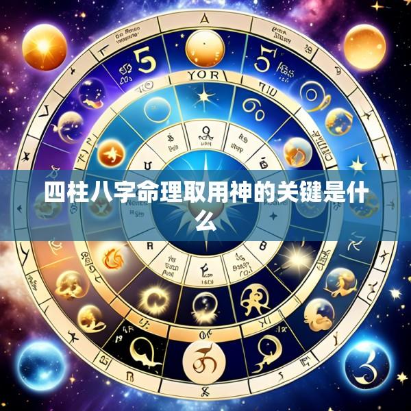 四柱八字命理取用神的关键是什么