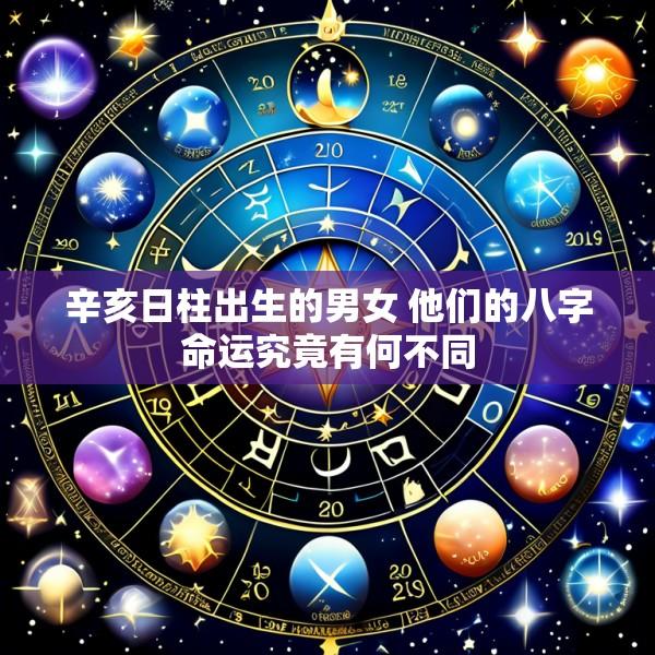 辛亥日柱出生的男女 他们的八字命运究竟有何不同