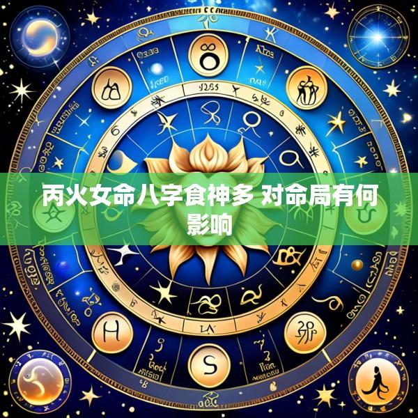 丙火女命八字食神多 对命局有何影响