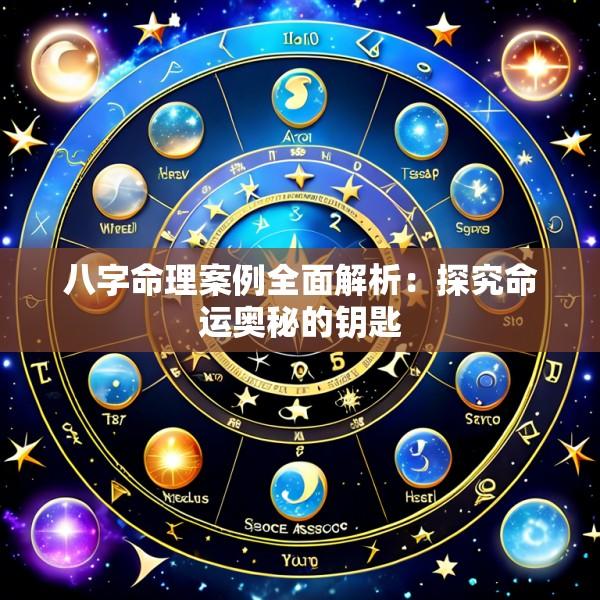 八字命理案例全面解析：探究命运奥秘的钥匙