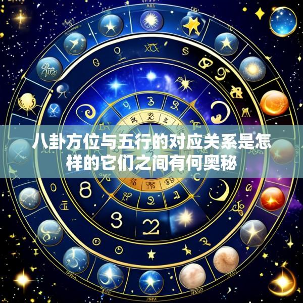 八卦方位与五行的对应关系是怎样的它们之间有何奥秘