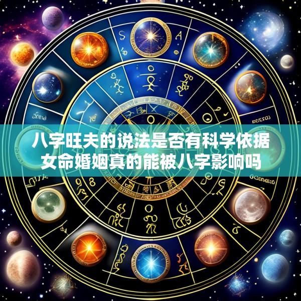 八字旺夫的说法是否有科学依据女命婚姻真的能被八字影响吗