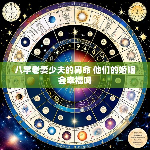 八字老妻少夫的男命 他们的婚姻会幸福吗