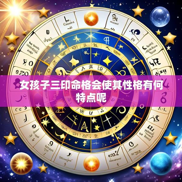 女孩子三印命格会使其性格有何特点呢