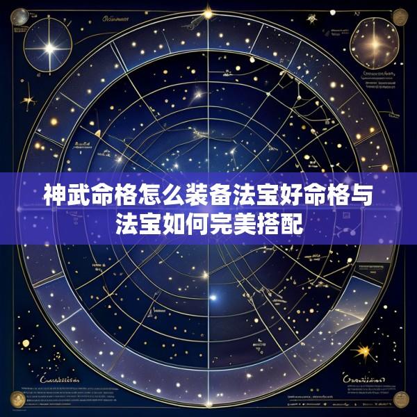 神武命格怎么装备法宝好命格与法宝如何完美搭配