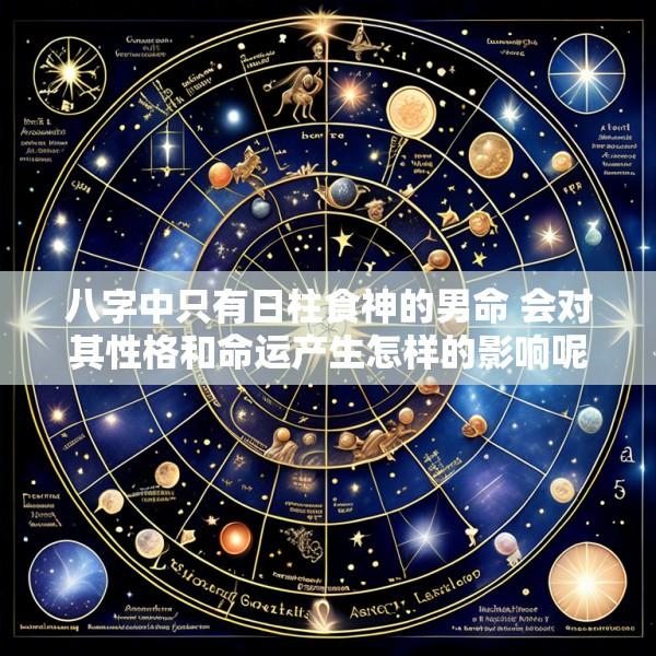 八字中只有日柱食神的男命 会对其性格和命运产生怎样的影响呢