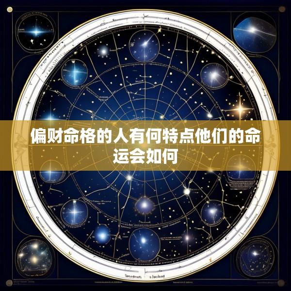 偏财命格的人有何特点他们的命运会如何