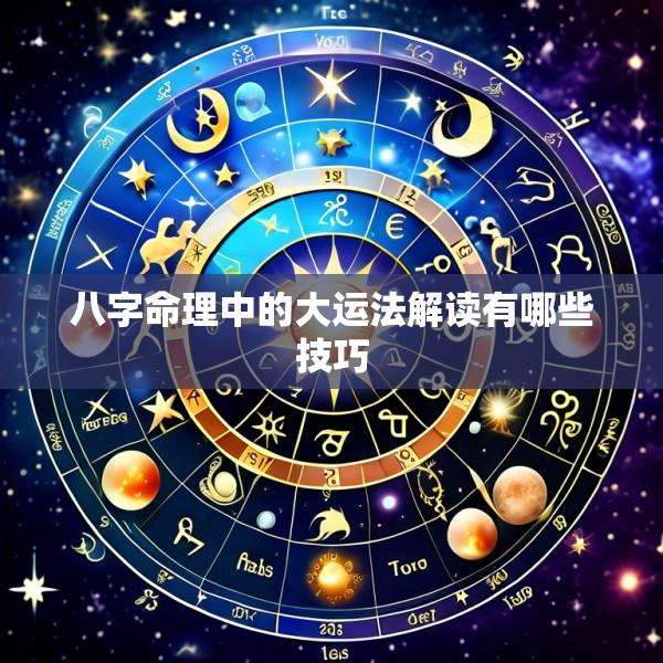 八字命理中的大运法解读有哪些技巧