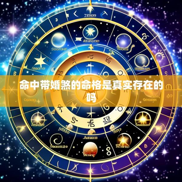 命中带婚煞的命格是真实存在的吗