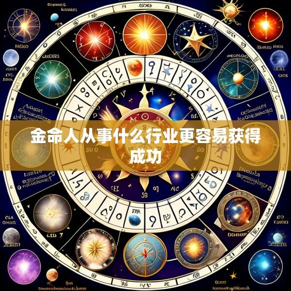 金命人从事什么行业更容易获得成功