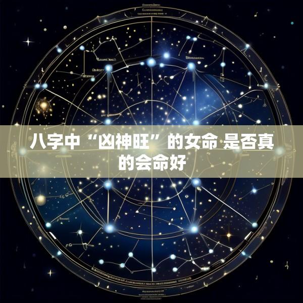 八字中“凶神旺”的女命 是否真的会命好