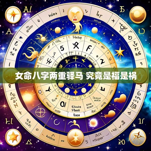 女命八字两重驿马 究竟是福是祸