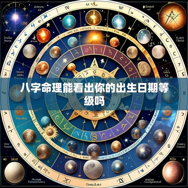 八字命理能看出你的出生日期等级吗