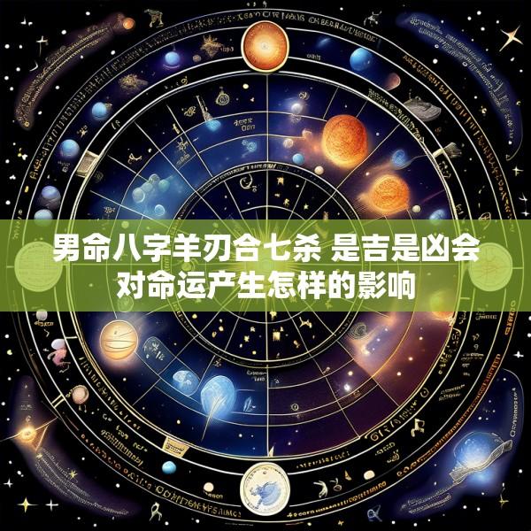 男命八字羊刃合七杀 是吉是凶会对命运产生怎样的影响