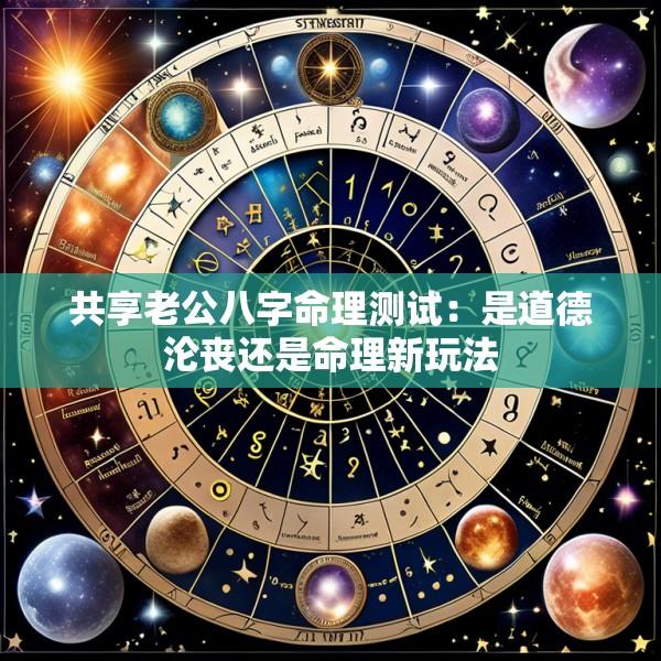共享老公八字命理测试：是道德沦丧还是命理新玩法