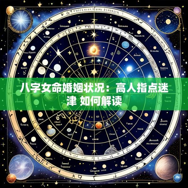八字女命婚姻状况：高人指点迷津 如何解读