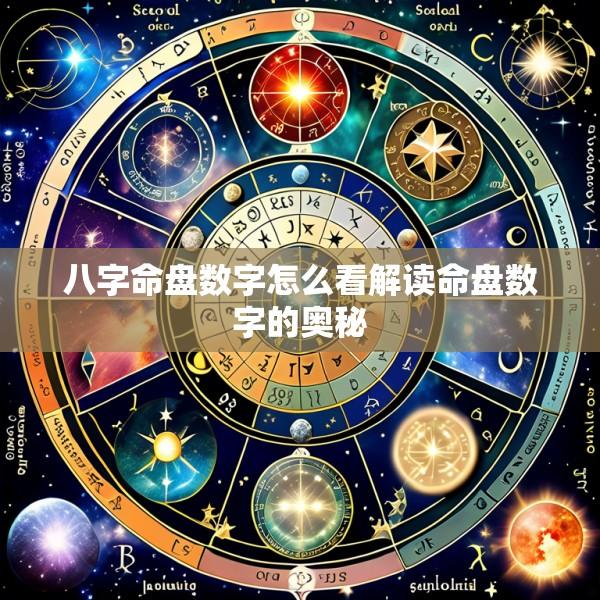 八字命盘数字怎么看解读命盘数字的奥秘