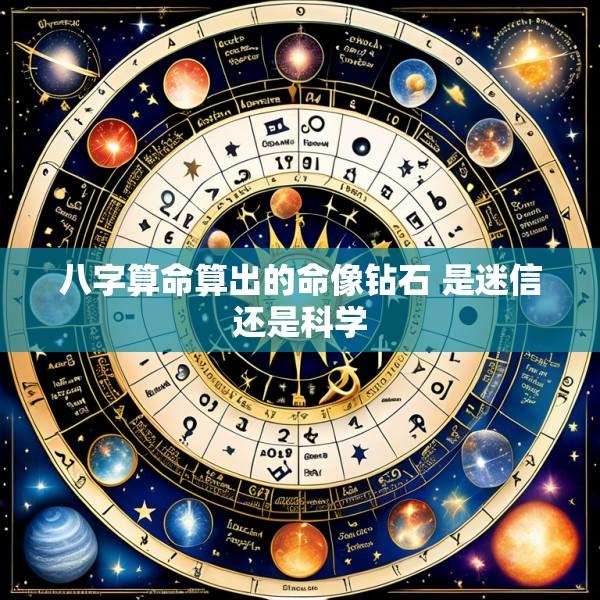 八字算命算出的命像钻石 是迷信还是科学