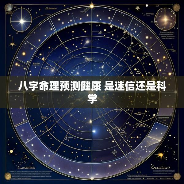 八字命理预测健康 是迷信还是科学