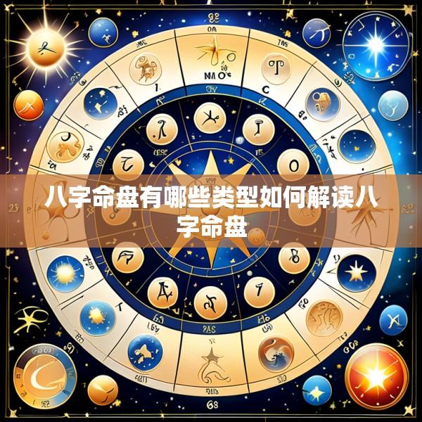 八字命盘有哪些类型如何解读八字命盘