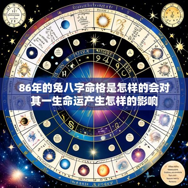 86年的兔八字命格是怎样的会对其一生命运产生怎样的影响