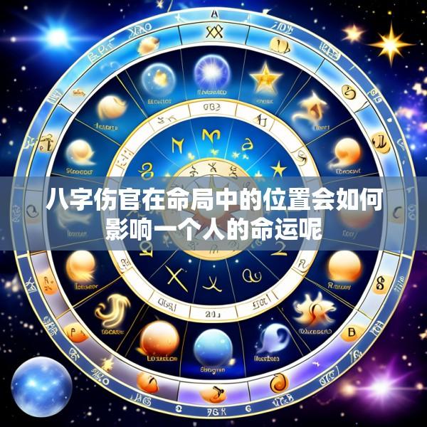 八字伤官在命局中的位置会如何影响一个人的命运呢