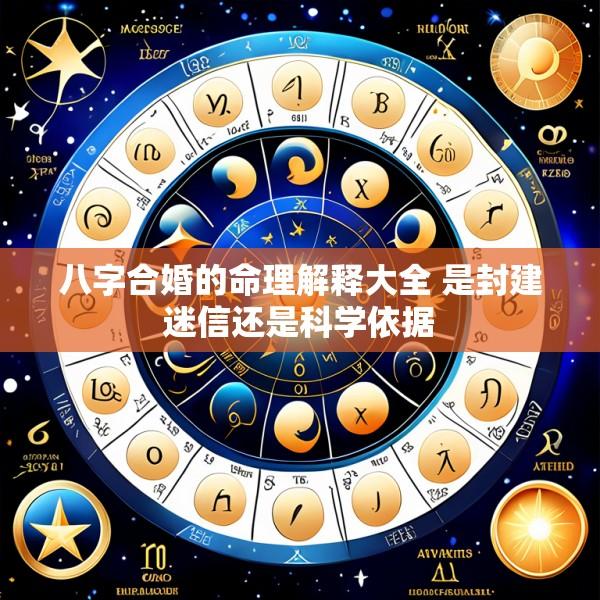 八字合婚的命理解释大全 是封建迷信还是科学依据
