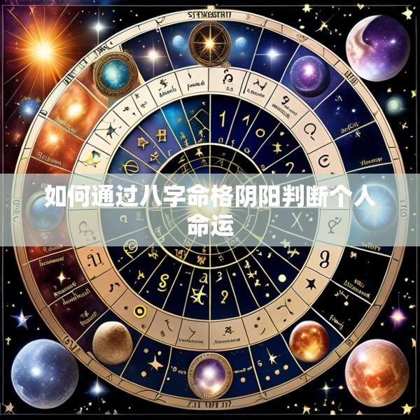 如何通过八字命格阴阳判断个人命运