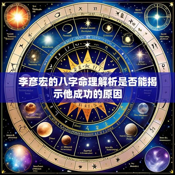 李彦宏的八字命理解析是否能揭示他成功的原因