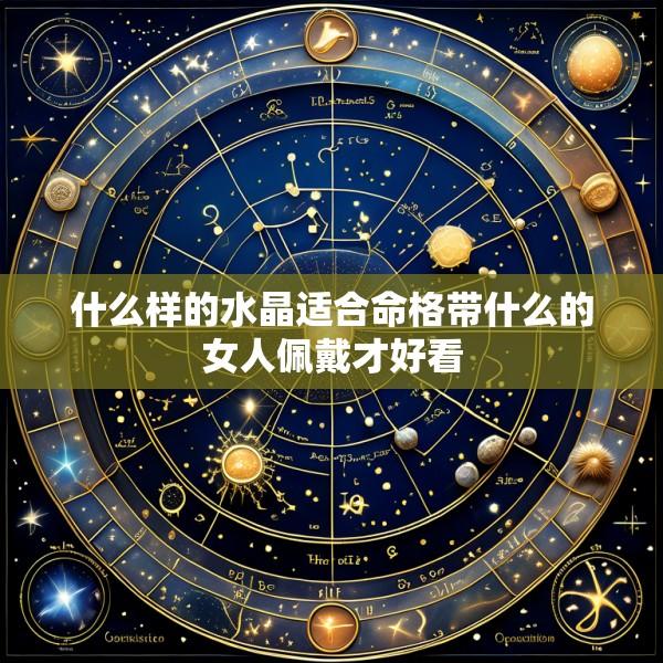 什么样的水晶适合命格带什么的女人佩戴才好看
