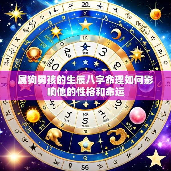 属狗男孩的生辰八字命理如何影响他的性格和命运
