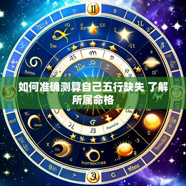 如何准确测算自己五行缺失 了解所属命格