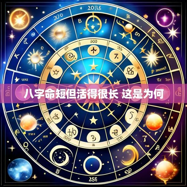 八字命短但活得很长 这是为何