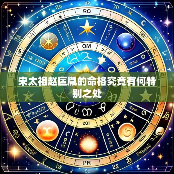宋太祖赵匡胤的命格究竟有何特别之处