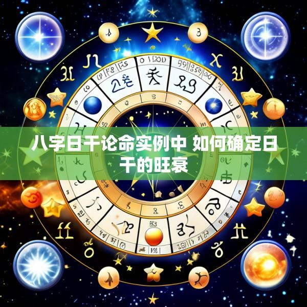 八字日干论命实例中 如何确定日干的旺衰